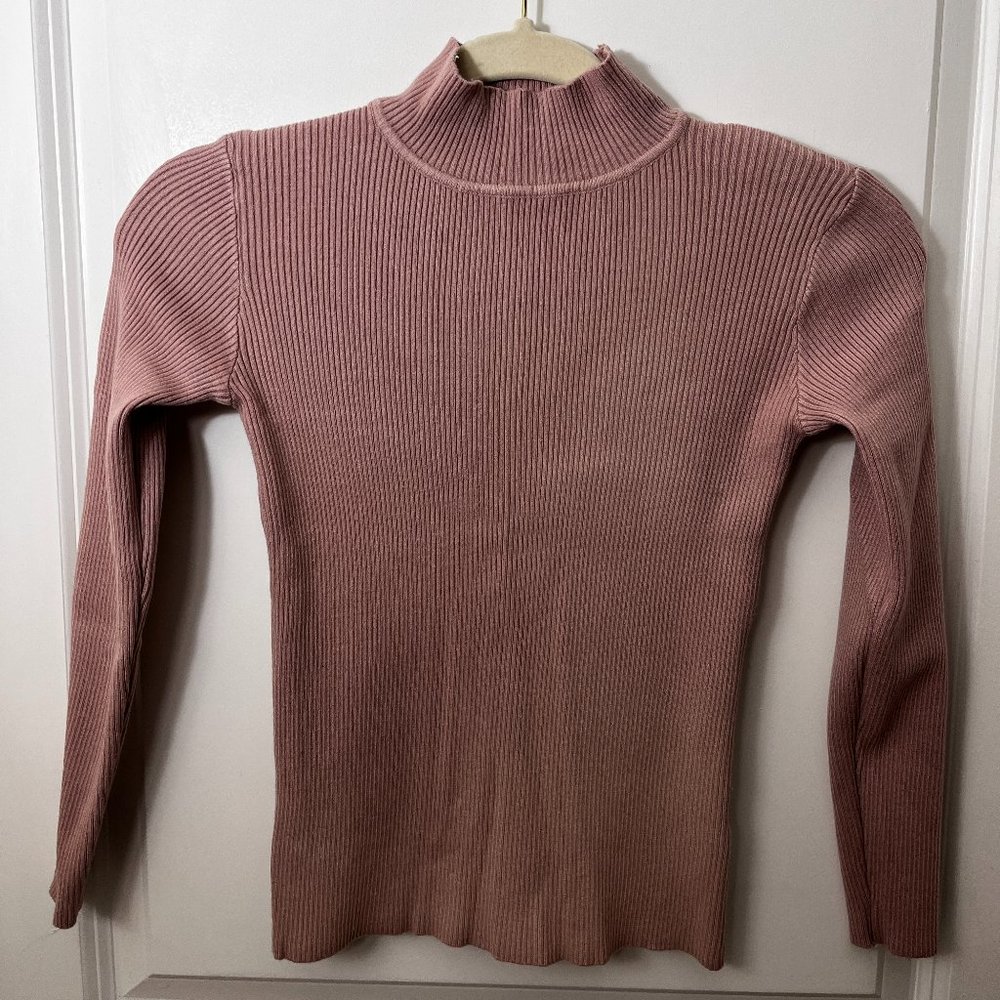 Blush Turtleneck Long Sleeve